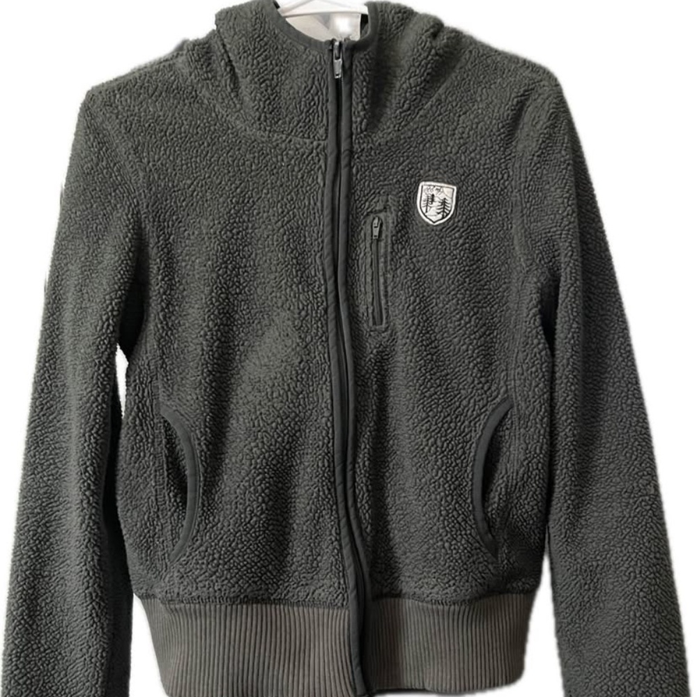 American Eagle Outfitters Fleece & Sherpa Style All Seasons Hoodie Jacket